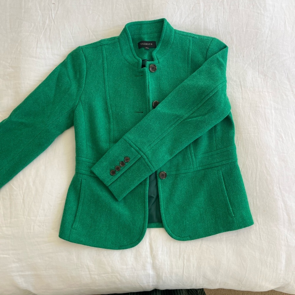 Talbots Green Women's Blazer - Picture 4 of 13